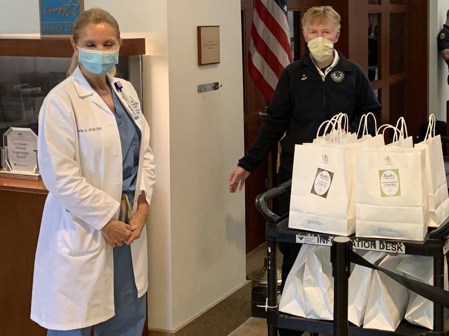 Rosette’s Baked Goods and Dr. Tro Donate Low-Carb Cookies to Greenwich Hospital