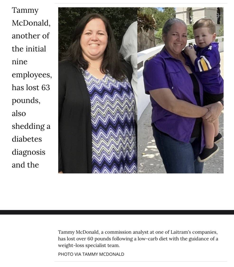 Newspaper photographs and caption featuring Tammy McDonald.