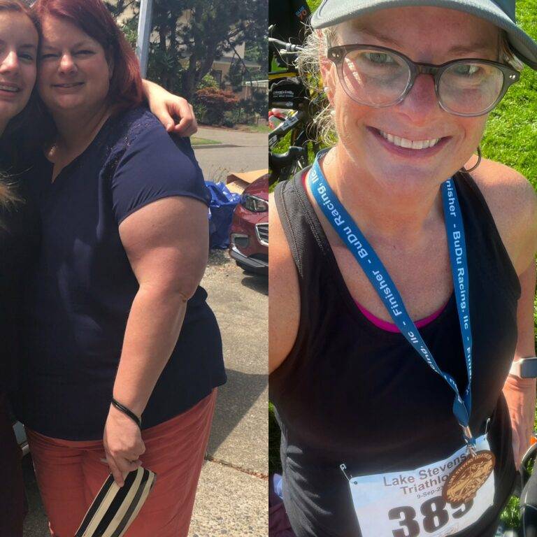Meagan Hawkes before-and-after photos