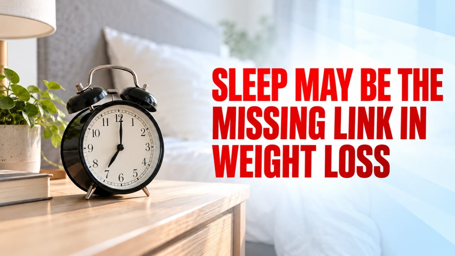 Sleep May Be the Missing Link in Your Weight Loss Journey