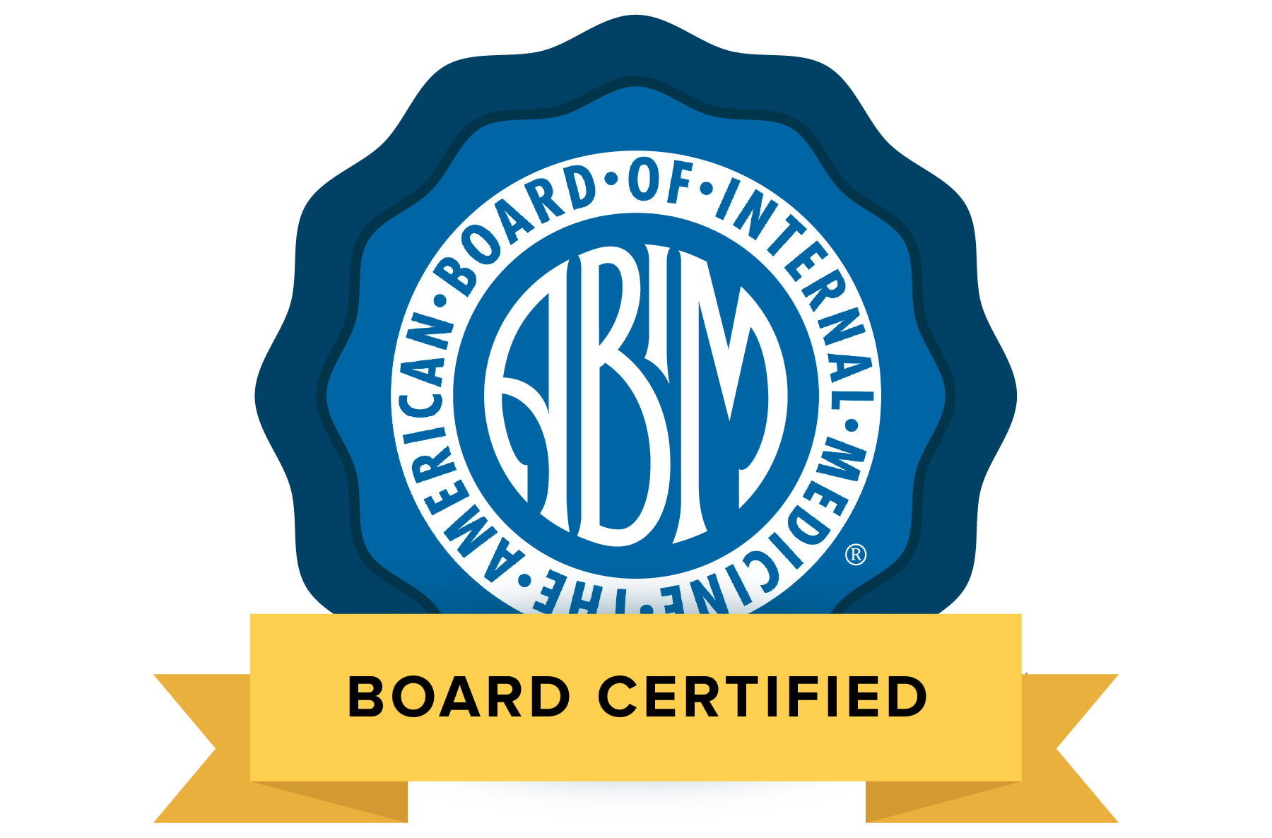 American Board of Internal Medicine Board Certified badge