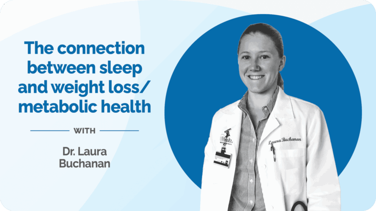Dr. Laura Buchanan presenting the Toward Health sleep course